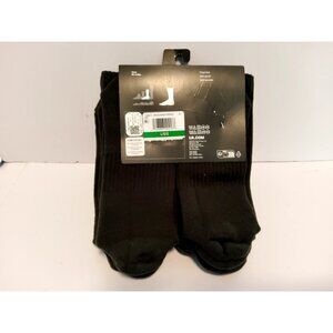 Under Armour Mens 6 Pack Training Cotton Crew Socks Black Large Size